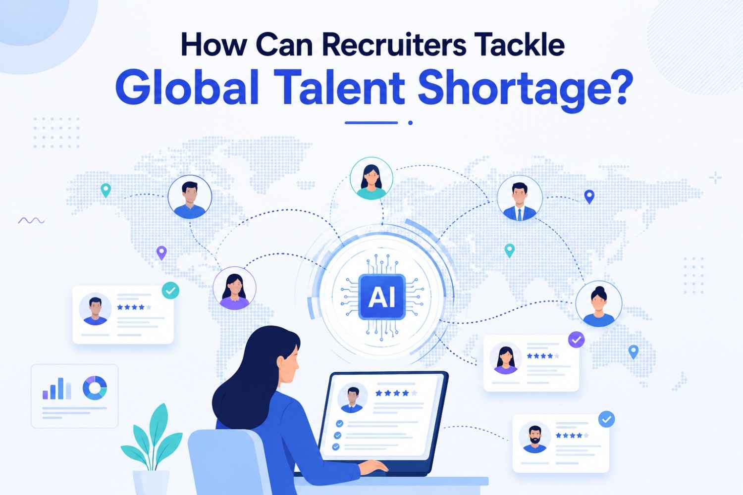 global talent shortage and solution for recruiters