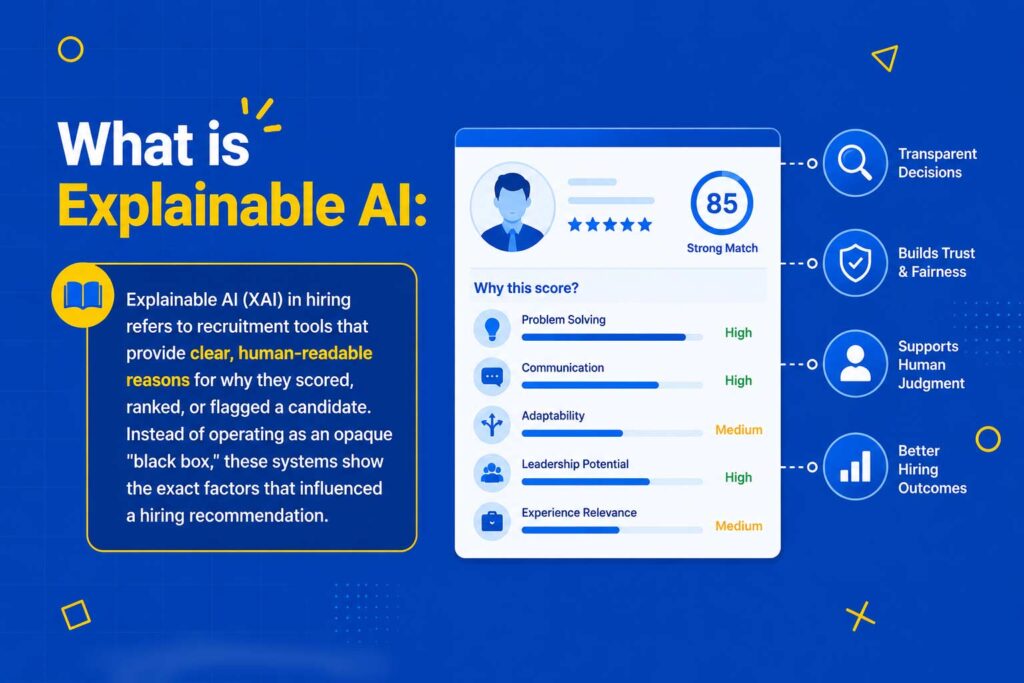 definitiona and example of explainable ai recruitment and assessment